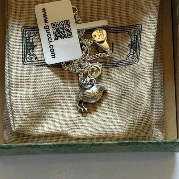 Gucci Silver and Gold Bird Charm Bracelet One Size - Picture 5 of 10